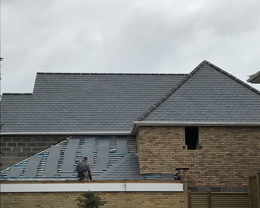 Natural slate roof in Wickford